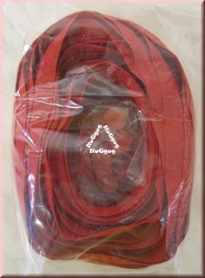 Endlosreißverschluß rot, 30 mm Bandbreite, 5,3 Meter, inkl. 10 Zipper von TOP
