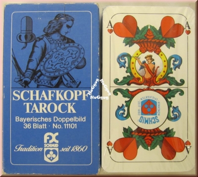 Bayerische Spielkarten, Schafkopf, Tarock, 36 Blatt von FX Schmid
