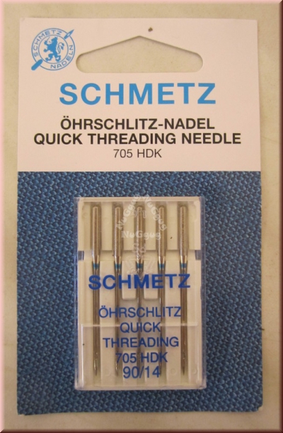 Nähmaschinennadeln Öhrschlitz 90/14, 705 HDK, von Schmetz