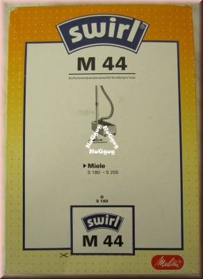 Staubsaugerbeutel Swirl M 44 für Miele, 6 Stück