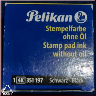Stempelfarbe ohne Öl von Pelikan. schwarz. Artikelnummer 351197