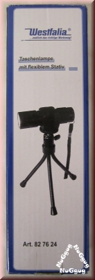 Flexibles Kamera-Stativ mit LED-Taschenlampe