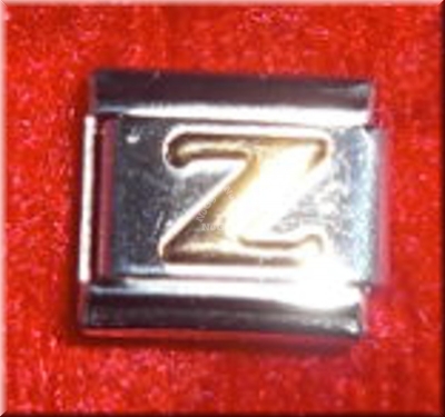 Uberry Charm Buchstabe "Z", Modul für Edelstahl Armband