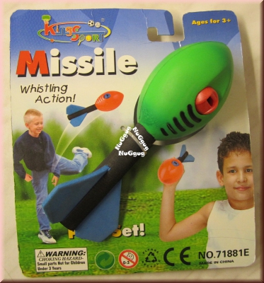 Outdoor Wurfspiel "Heuler", Missile Whistling Action, 16 cm
