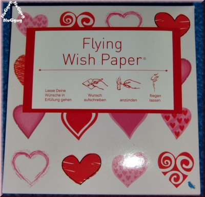 Wunschzettel-Set. Flying Wish Paper