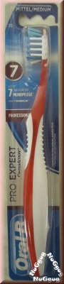Zahnbürste Oral B Pro-Expert CrossAction Professional 35 Mittel/Medium, rot/weiß