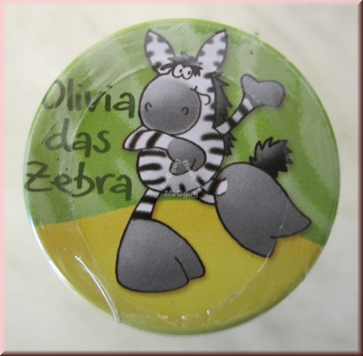 Zebra Olivia "Freunde wie Du..." in der Dose