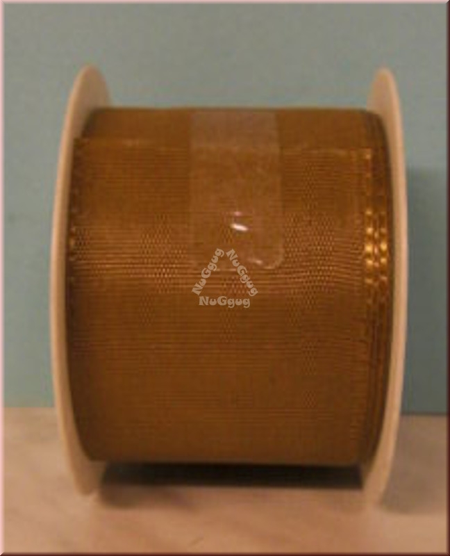 Geschenkband "braun", 40mm x 2 m, Ribbon, Dekoband, Schleifenband
