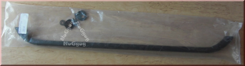 Handtuchhalter, schwarz matt, Handtuchstange, 70 cm