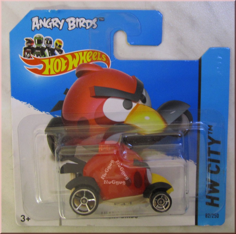 Hot Wheels "HW City Angry Birds", rot, 82/250, von Mattel, selten