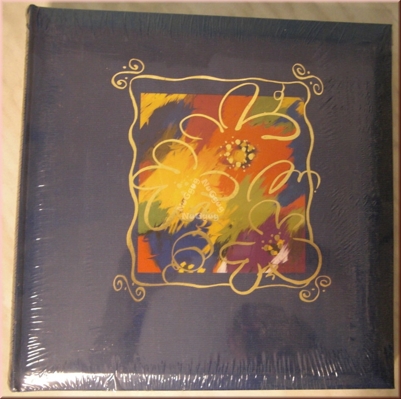Fotoalbum KPH Serie Bouquet, 30 x 31 cm, blau