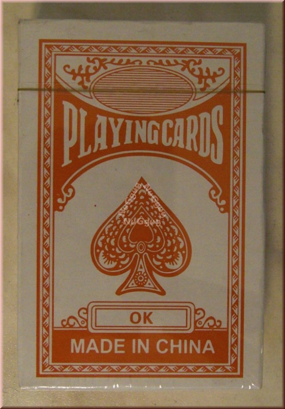 Pokerkarten, Playingcards, rot