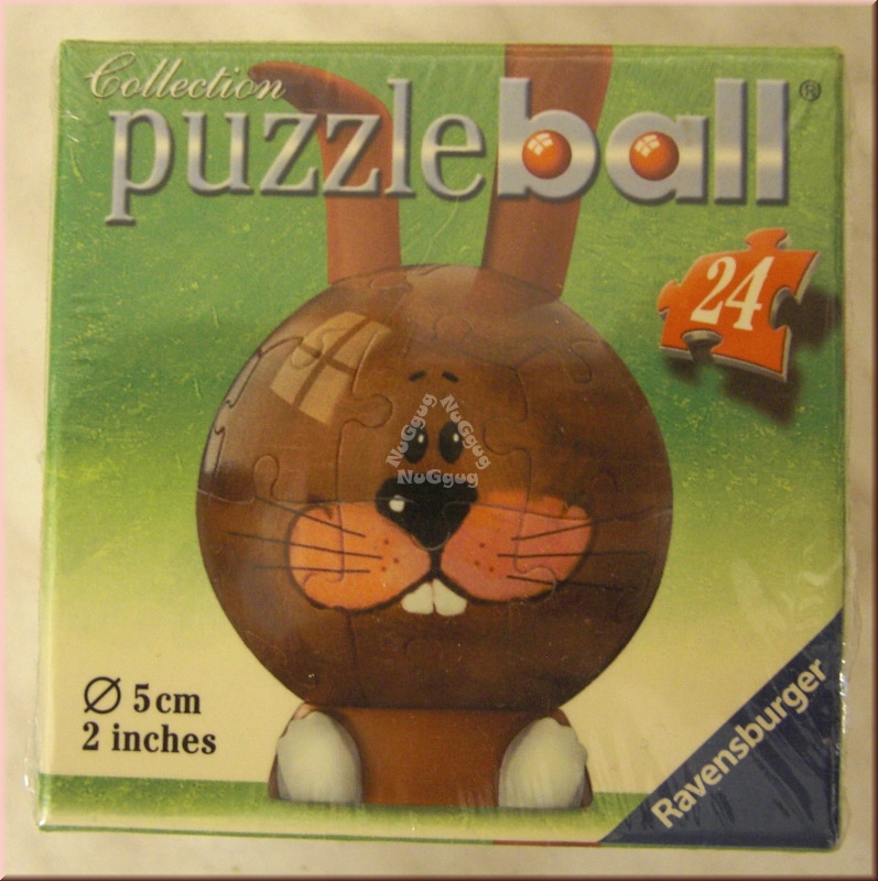 Puzzleball "Hase", Artikelnummer 097289, von Ravensburger, 24 Teile
