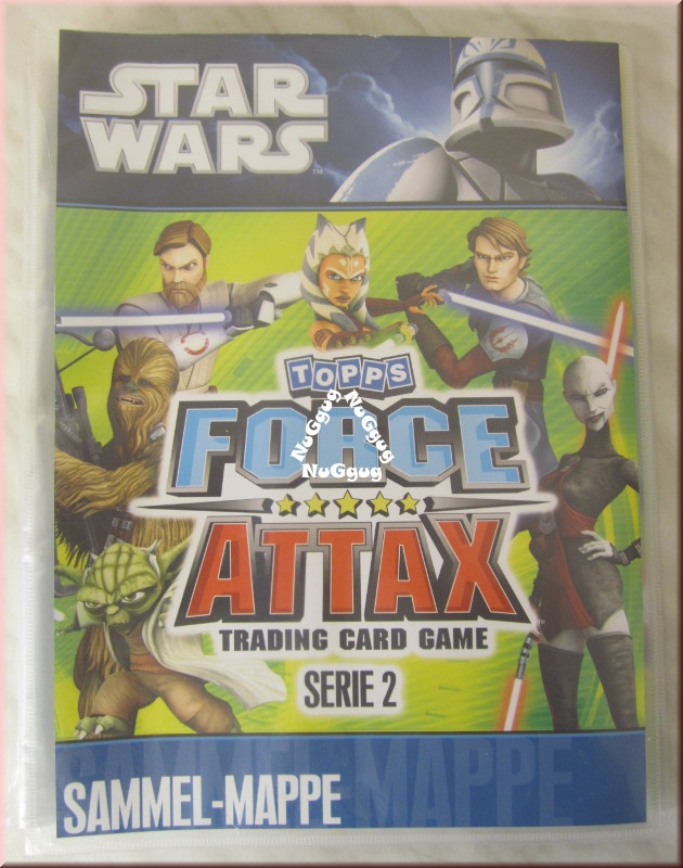 Star Wars Force Attax Serie 2 Sammel Mappe, mit 176 Karten