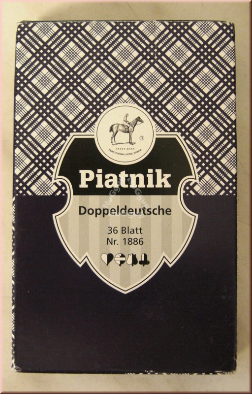 Doppeldeutsche Spielkarten, 36 Blatt