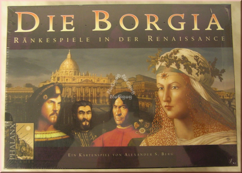 Die Borgia, Brettspiel, von Phalanx Games
