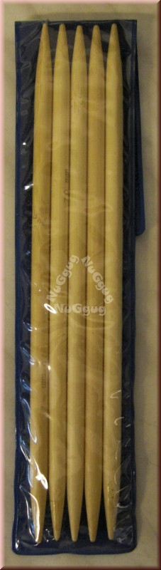 Stricknadeln 7mm, Bambus, Nadelspiel, 5 Stück