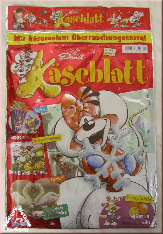 Diddl Käseblatt, Heft 1/2013 mit käsecoolem Überraschhungsextra!