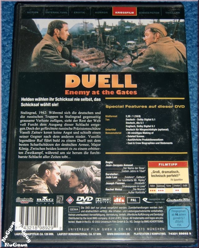 Duell. Enemy at the Gates. Deluxe Widescreen Edition