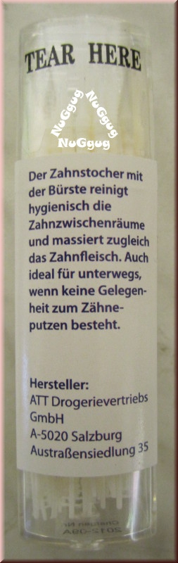 Zahnstocher Friscodent, Zahnsticks, 210 Stück