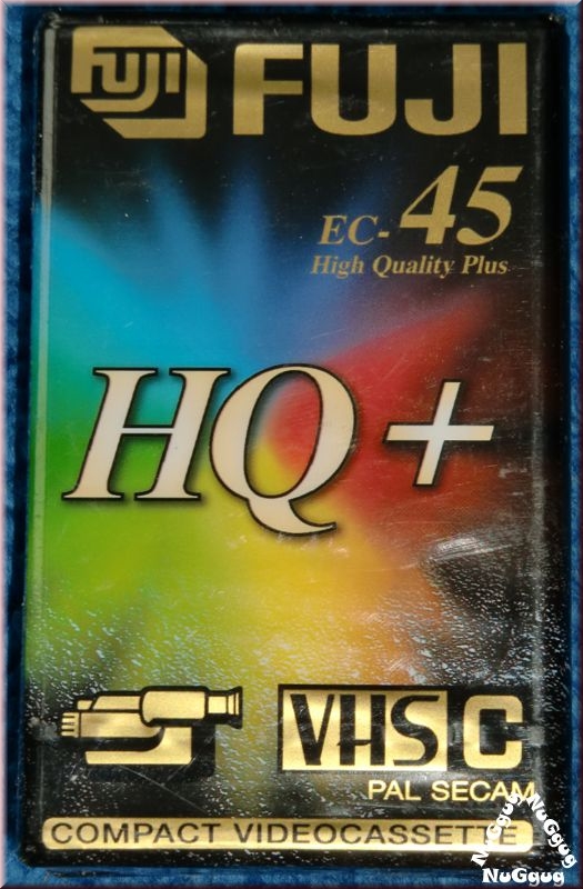 Fuji HQ+ EC-45 VHS C Videokassette