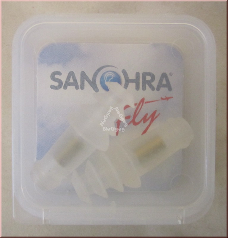 Gehörschutzstöpsel Sanohra fly für Erwachsene, 2 Stück