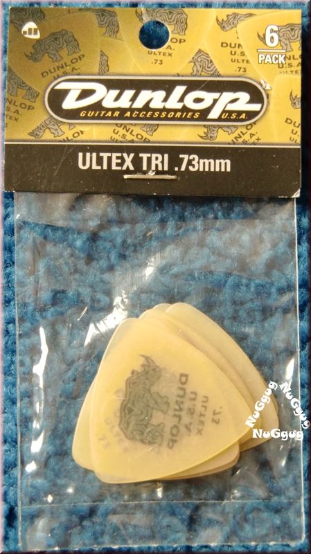 Dunlop Ultex Triangle 0.73mm. 426P.73. Plektren. Guitar Picks. 6 Stück