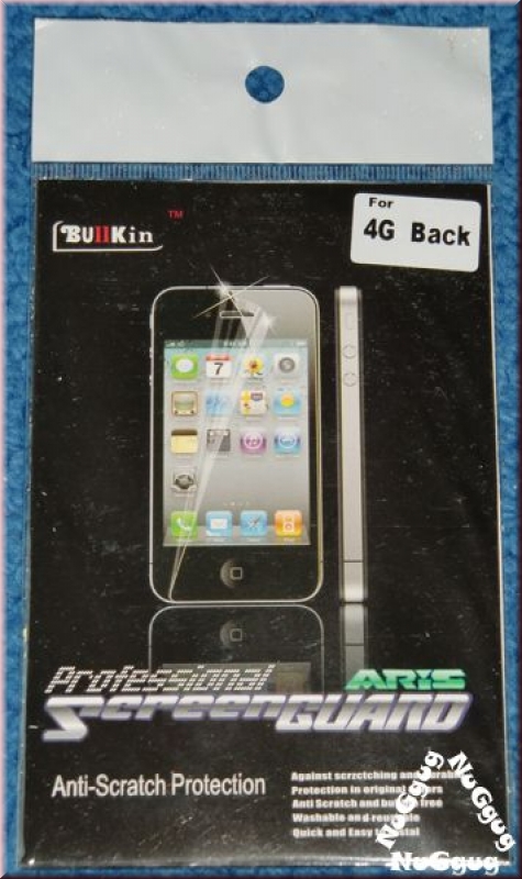 iPhone 4G Displayschutzfolie BUIIKin Back