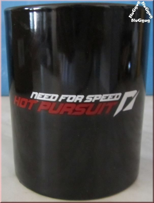 Kaffeepott schwarz, "Need for Speed Hot Pursuit", Kaffeetasse