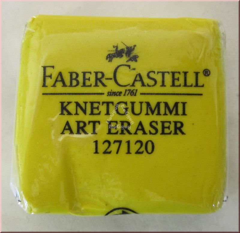 Knetgummi Radierer 127120, gelb, von Faber-Castell