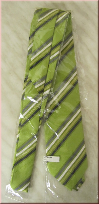 Krawatte, Seide, grün, gestreift