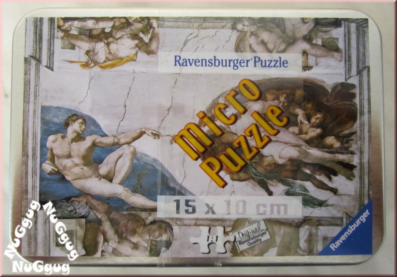 Puzzle Michelangelo - Die Erschaffung des Adam, Micro Puzzle von Ravensburger