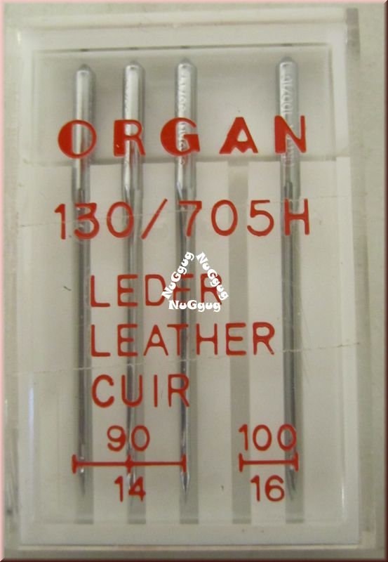 Nähmaschinennadeln 90 - 100, Leder 130/705 H von Organ