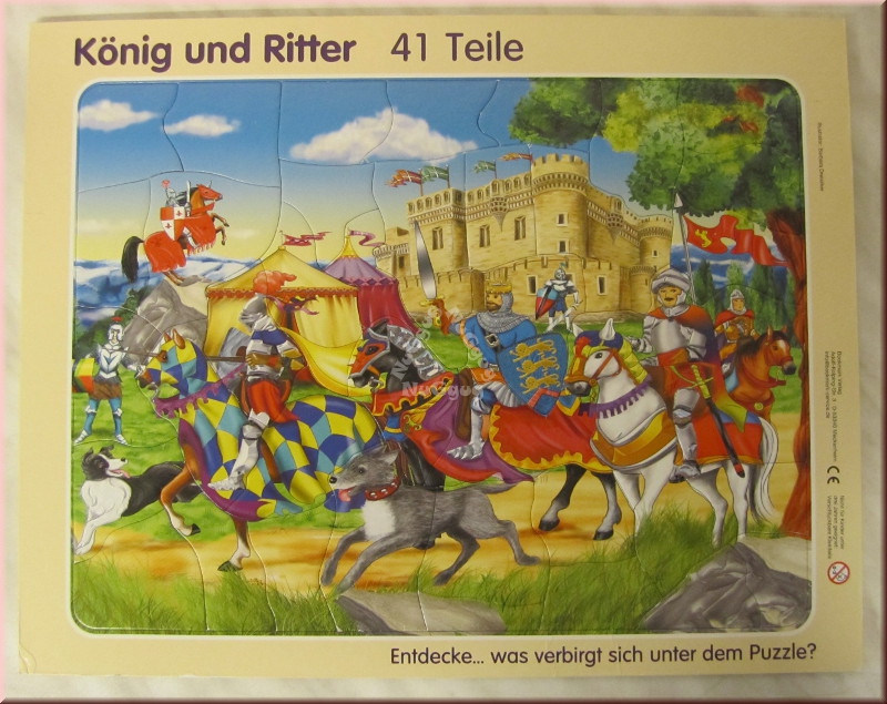 Puzzle König und Ritter, 41 Teile, Bookmark Verlag