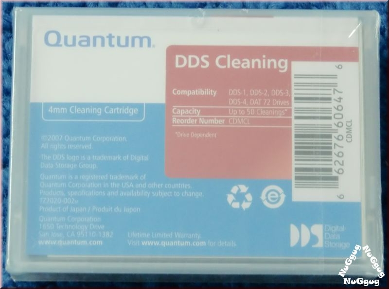 Quantum DDS Cleaning Tape. Reinigungsband