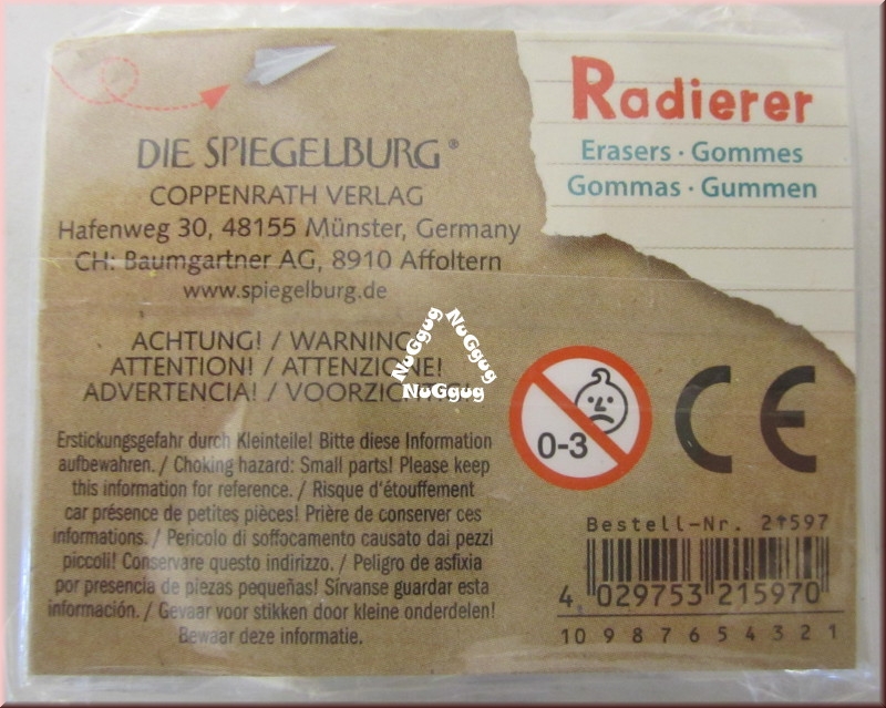 Radiergummi Eule von Die Spiegelburg, 2 Stück