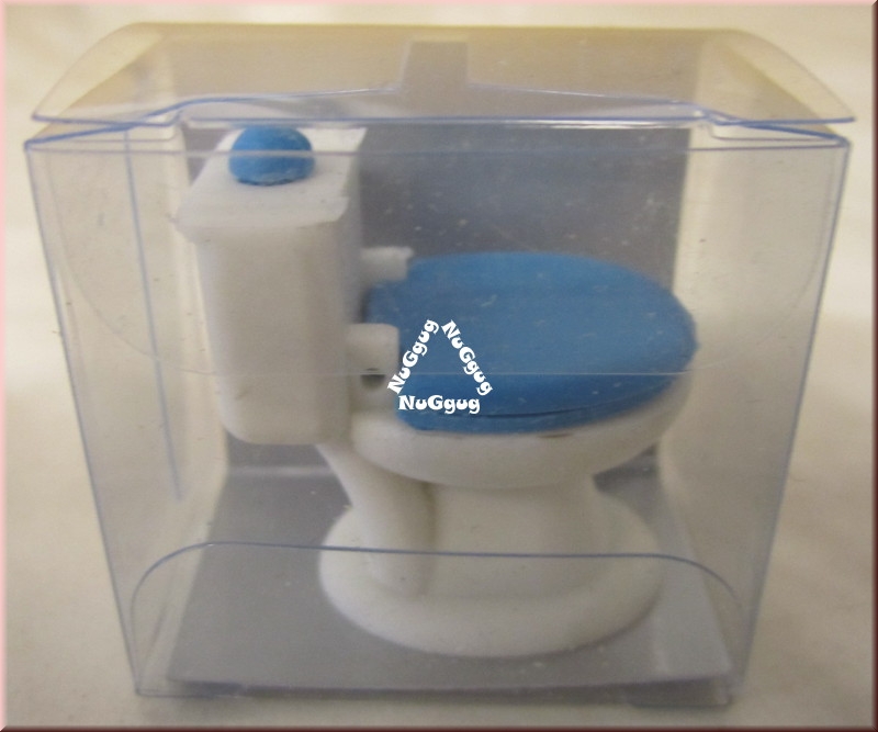 Radiergummi Collection WC, Toilette weiss/blau