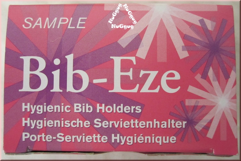 Hygienische Serviettenhalter Bib-Eze, Einweg-Serviettenhalter, 28 Stück