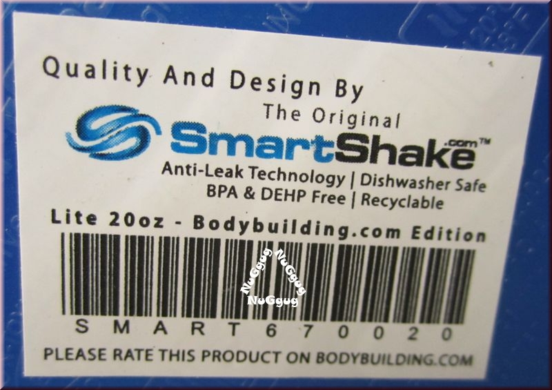 Shaker, Smart Shake Lite, 20 Oz, 0,4 Liter, von bodybuilding.com