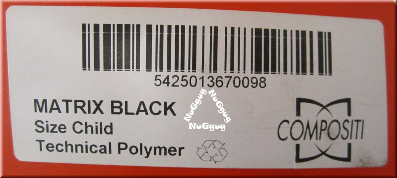 Steigbügel "Matrix Black" für Kinder, Technical Polymer, von Compositi