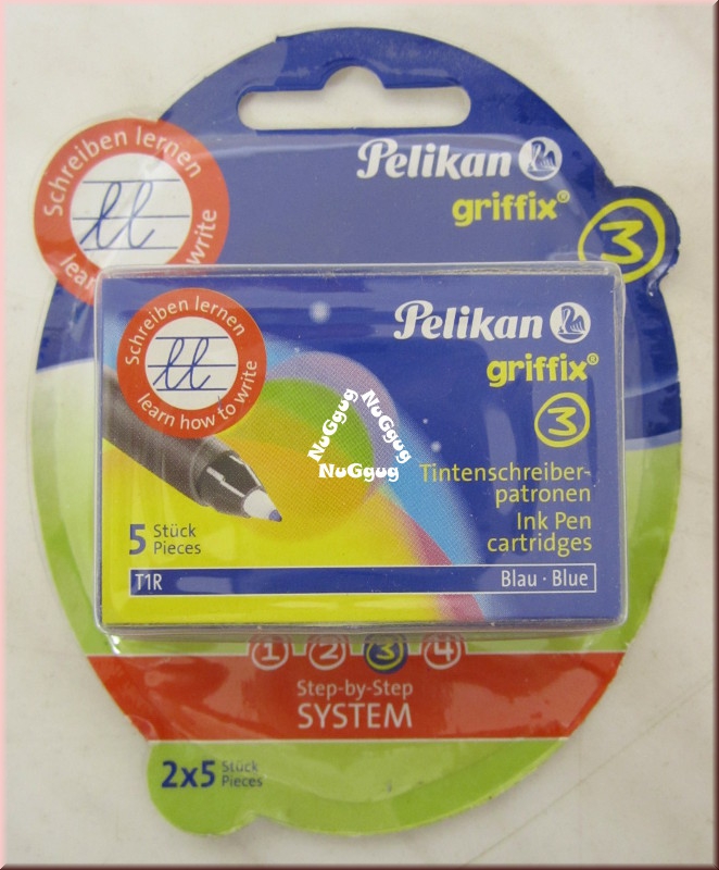 Pelikan griffix System 3 Tintenpatronen, blau, 10 Stück