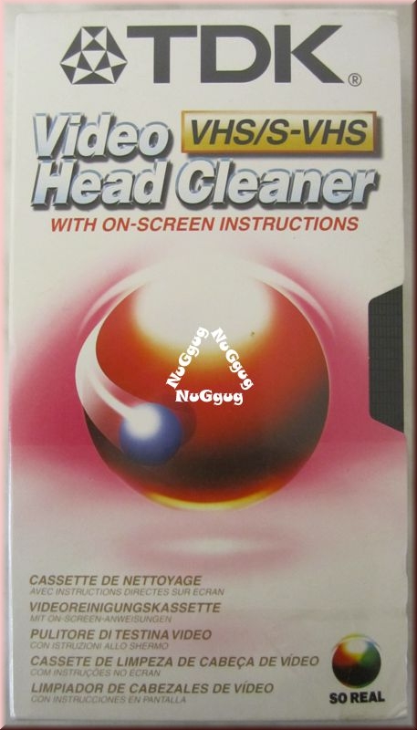 TDK VHS Video Head Cleaner. Videokopfreiniger