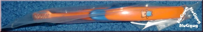 Zahnbürste, Kinderzahnbürste blau/orange