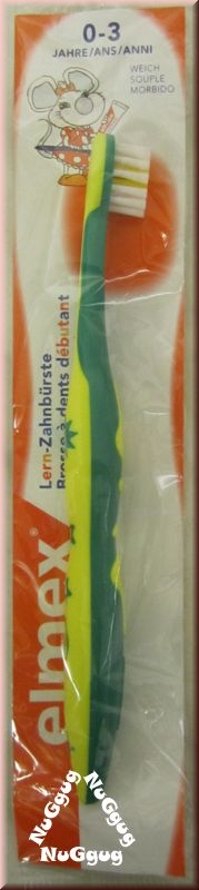 Zahnbürste, Lern-Zahnbürste 0-3 Jahre, weich, von Elmex