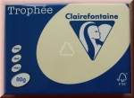 Kopierpapier A4 Clairefontaine Trophée 1787, chamois, 80 g/m², 500 Blatt, Druckerpapier