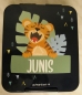 Preview: Brotbox mit Namen "Junis", blau, Brotdose, Lunchbox, von gutmarkiert