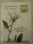 Preview: Geburtstagskarte "Einen wunderschönen Geburtstag...", mit Umschlag, Motiv weisse Rose