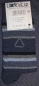 Preview: Socken eco sock wear, blau/schwarz/grau gestreift, Größe 43-46