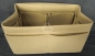 Preview: Taschenorganizer Filz, beige, 30 x 17 x 16 cm, faltbare Aufbewahrungsbox