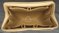 Preview: Taschenorganizer Filz, beige, 30 x 17 x 16 cm, faltbare Aufbewahrungsbox
